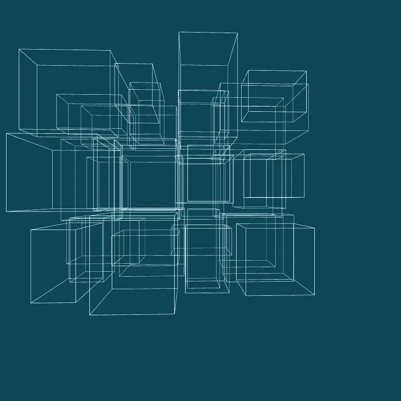 BLOCKS — ZYDRON (2021). Generativa, p5.js.