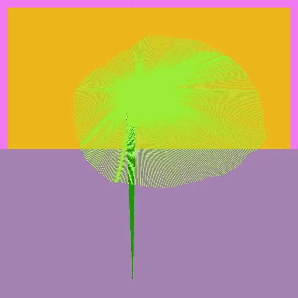 Cripto Chapeletas 5981 — ZYDRON (2021). Imagem, p5.js.