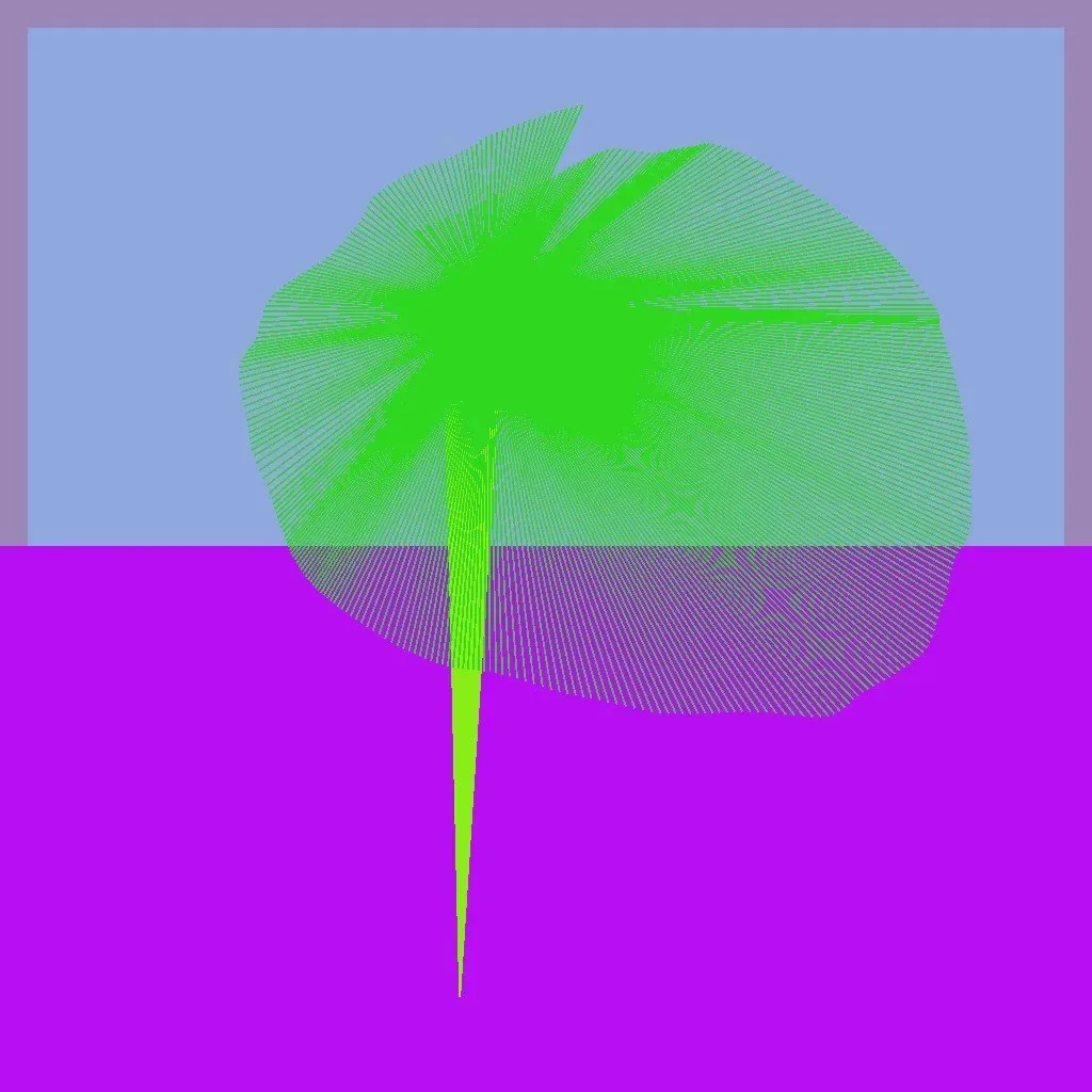 Cripto Chapeletas 7797 — ZYDRON (2021). Imagem, p5.js.