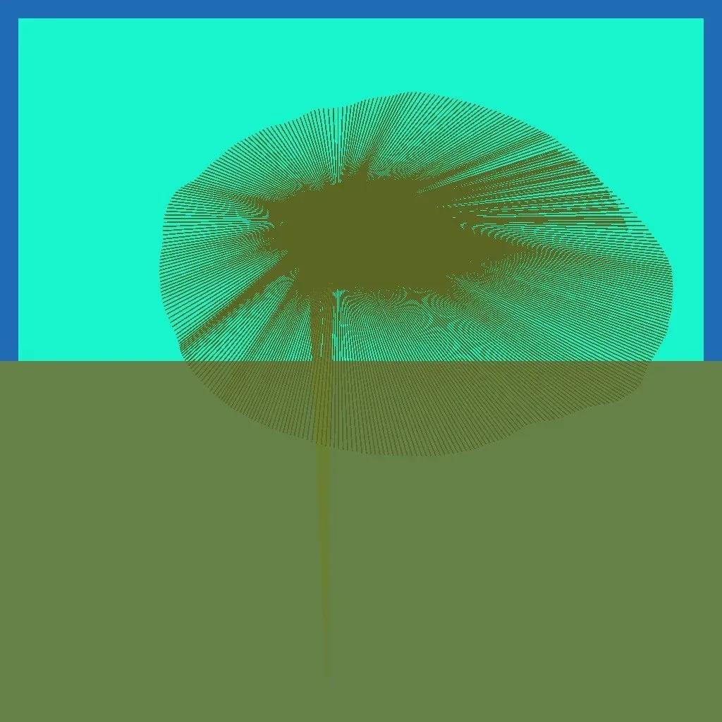 Cripto Chapeletas 8361 — ZYDRON (2021). Imagem, p5.js.