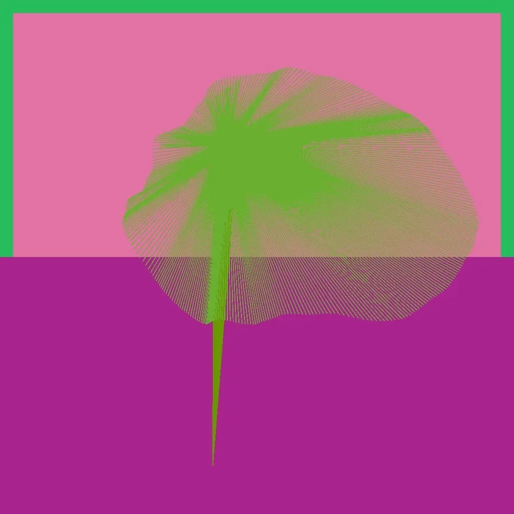 Cripto Chapeletas 9190 — ZYDRON (2021). Imagem, p5.js.